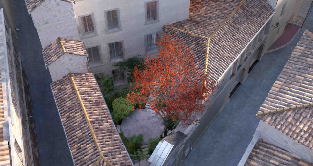 Perspective Montpellieret du ciel