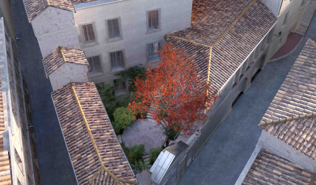 Perspective Montpellieret du ciel